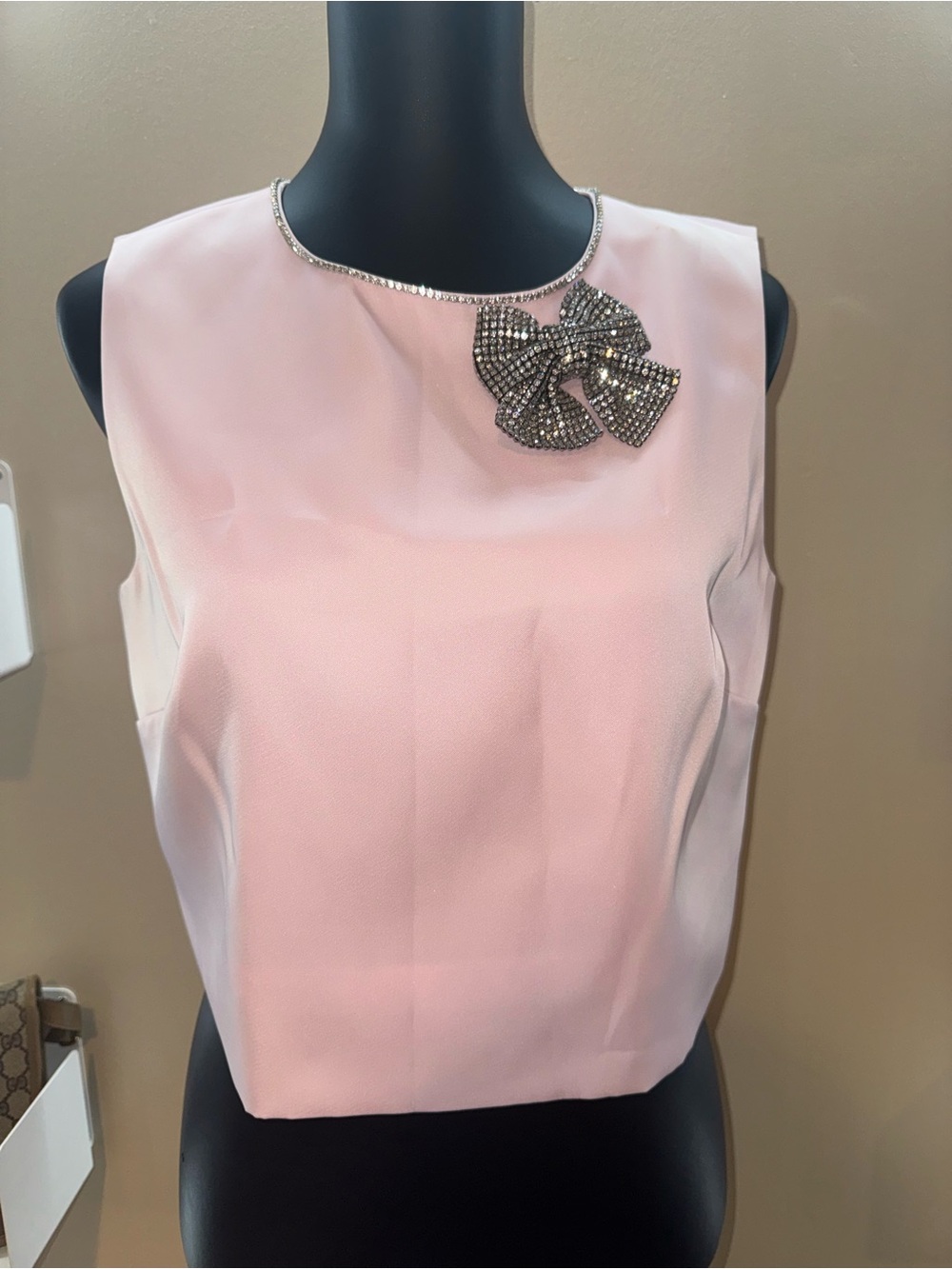 Kate Spade Adorable Sleeveless Embellished Pink Shell Top (Org $268)   💖